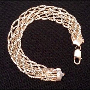 Sterling Seven-Strand Bracelet